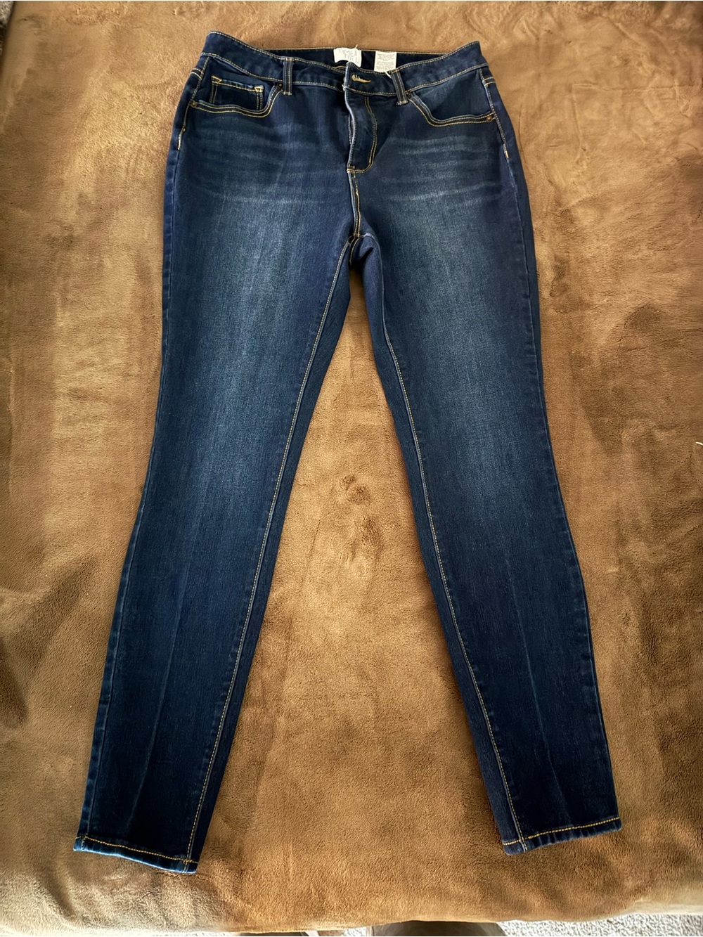 Time and Tru Dark Blue Skinny Jeans